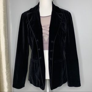 Black Velvet blazer | suit | Fall